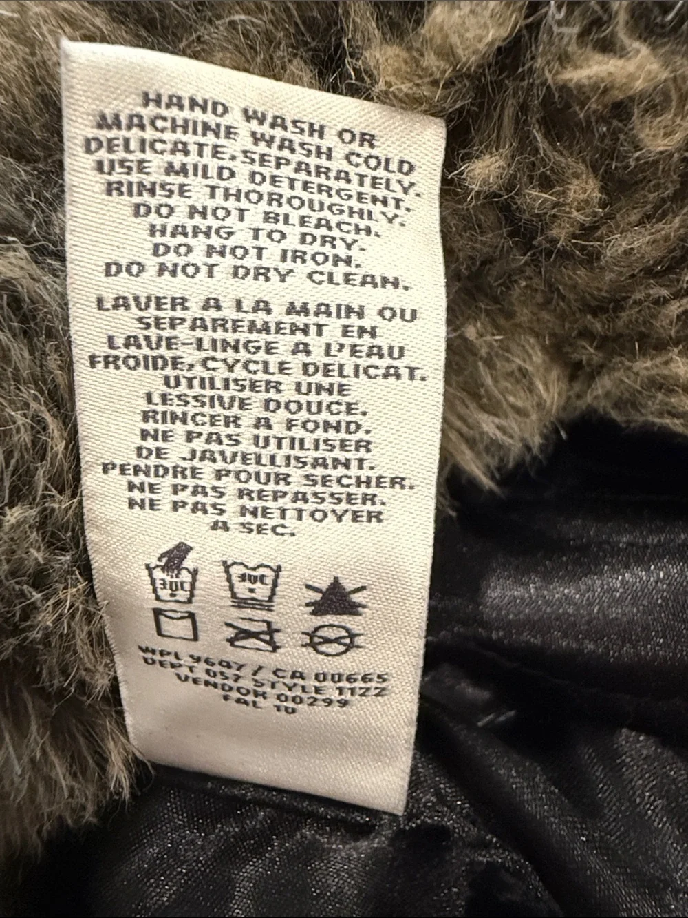 Eddie Bauer Kids Faux-Shearling Trapper Hat Black Size S/M